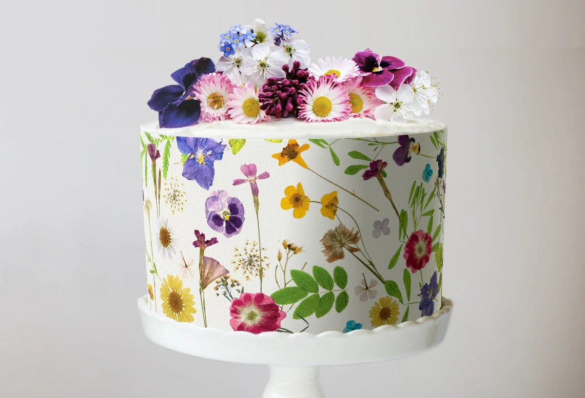 Edible Flower Cake – Sydney Cake Co