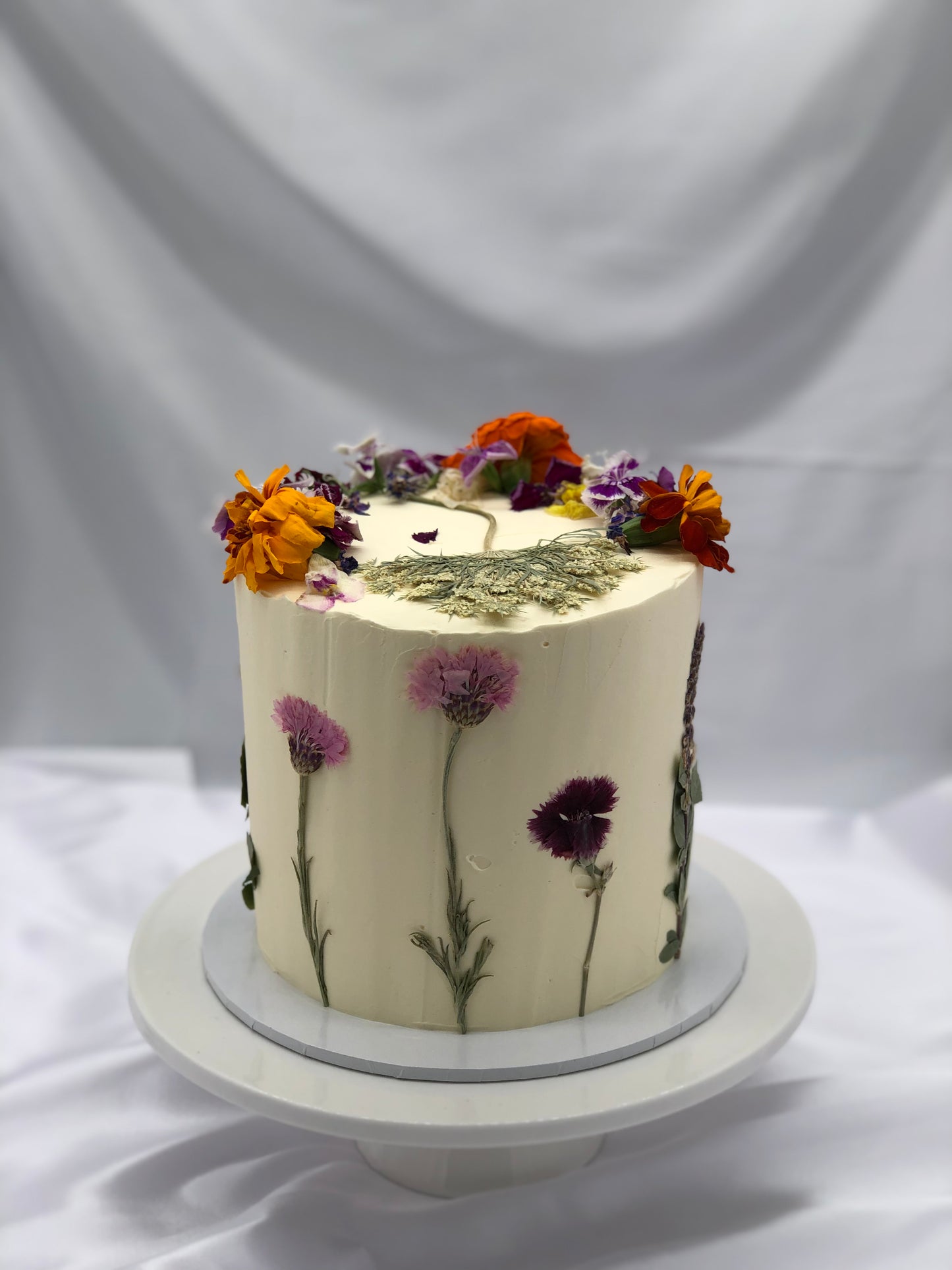 Edible Flower Cake