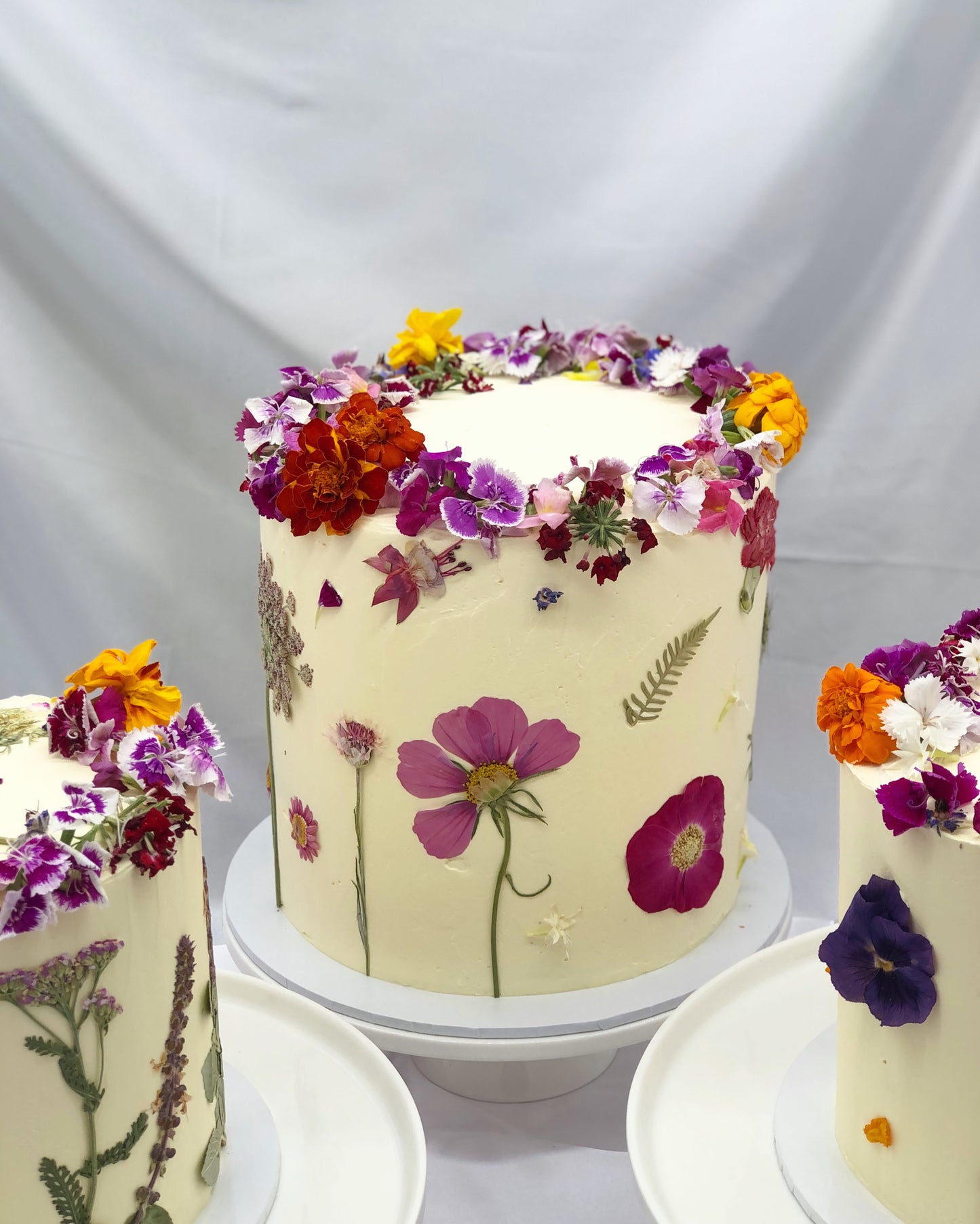 Edible Flower Cake