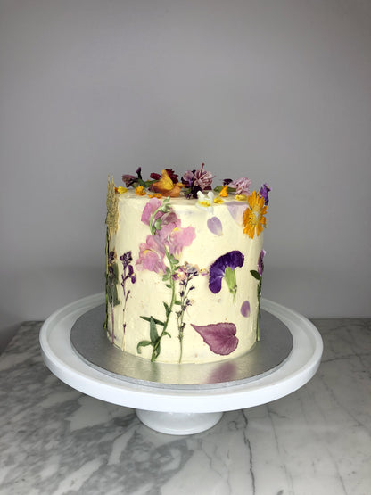 Edible Flower Cake