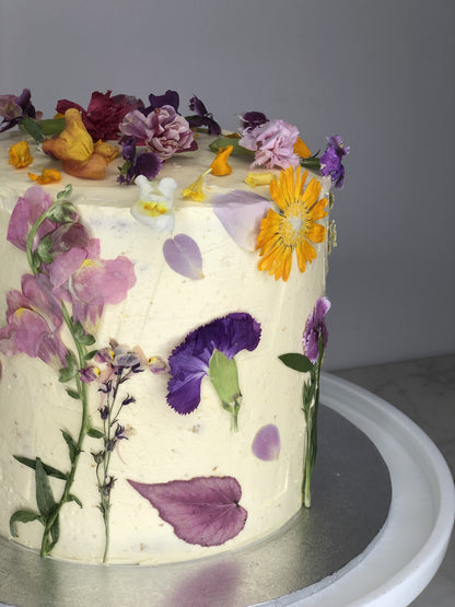 Edible Flower Cake